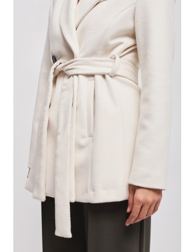 Blazer de Duplo Abotoamento com Faixa Maryley