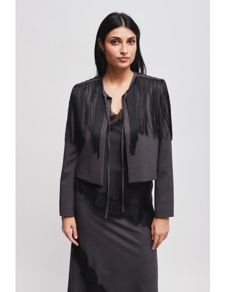 Xale com franjas Maryley