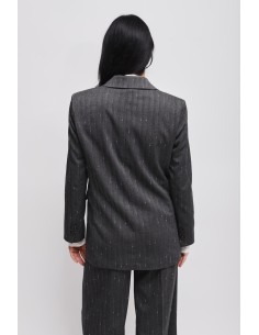 Blazer riscado com broche Maryley 2