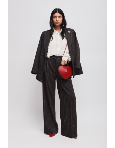 Blazer Riscado com Broche Maryley