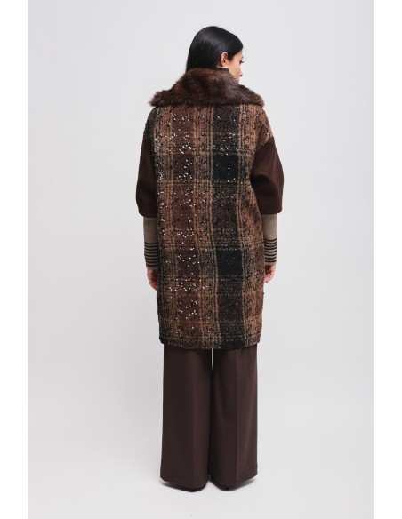 Casaco Oversize com Lantejoulas Maryley
