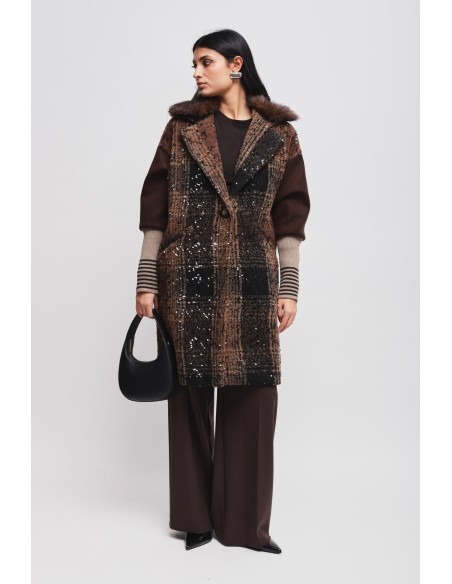 Casaco Oversize com Lantejoulas Maryley