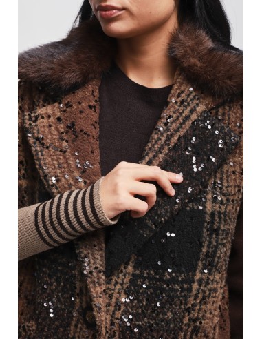 Casaco Oversize com Lantejoulas Maryley
