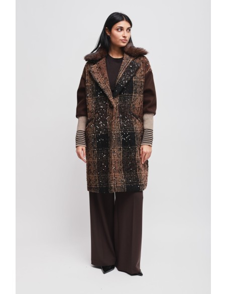 Casaco Oversize com Lantejoulas Maryley