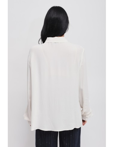 Camisa com Folhos em Viscose Maryley