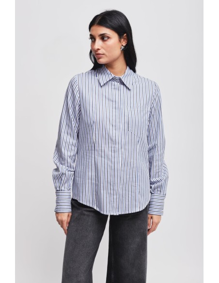 Camisa Bastoncino Com Fecho À Inglesa Maryley