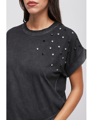 T-shirt com strass Maryley