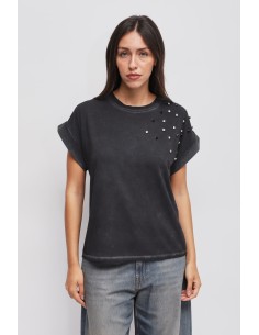 T-shirt com strass Maryley