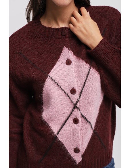 Camisola com losangos Maryley