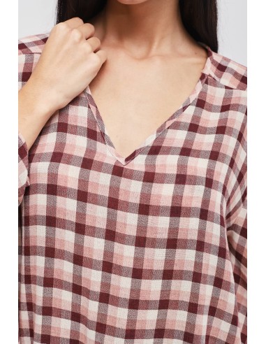 Blusa Xadrez Oversize Maryley