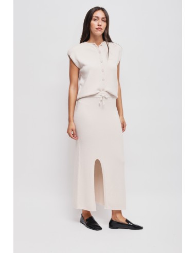 Saia em malha com cordão Maryley