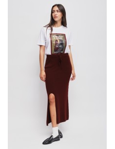 Saia em Malha com Cordão Maryley