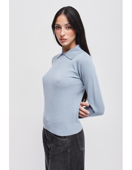 Blusa Em Viscose Com Colarinho Maryley