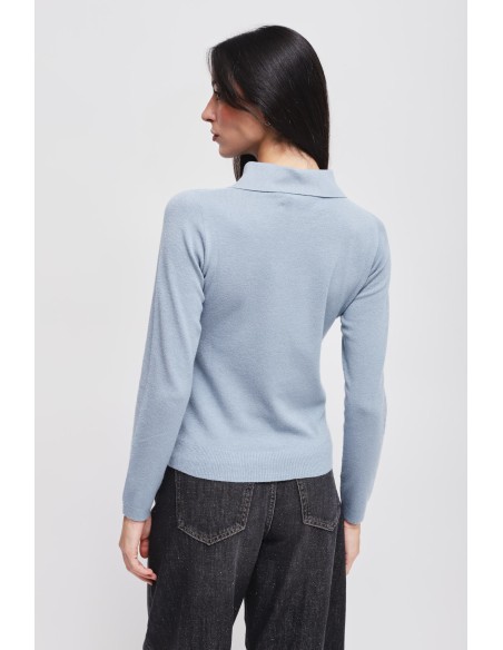 Camisola em Viscose com Colarinho Maryley