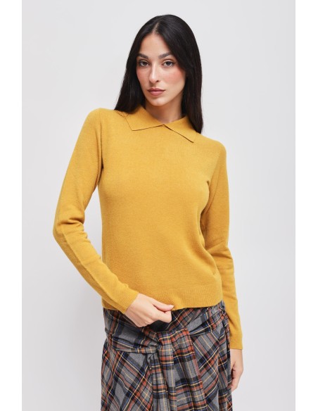 Blusa em viscose com colarinho Maryley