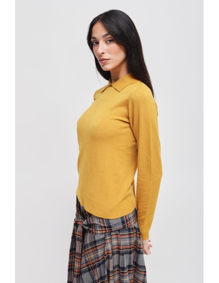 Blusa em viscose com colarinho Maryley