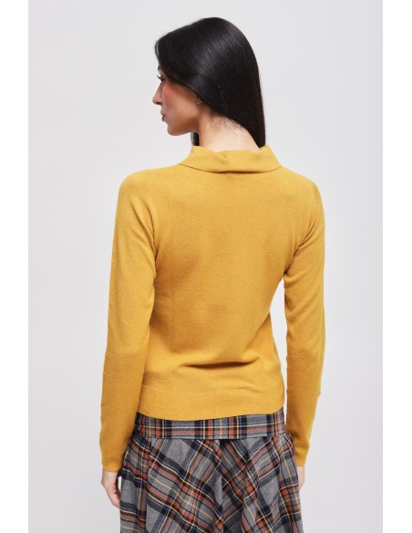 Blusa em viscose com colarinho Maryley