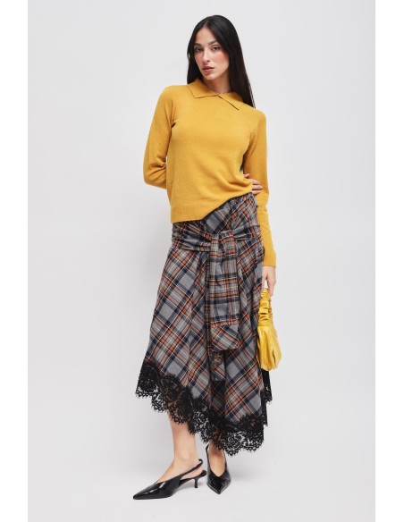 Blusa Em Viscose Com Gola Maryley