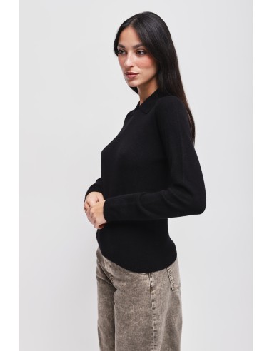 Blusa em viscose com colarinho Maryley