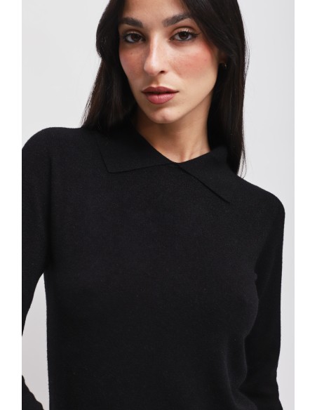 Blusa em viscose com colarinho Maryley