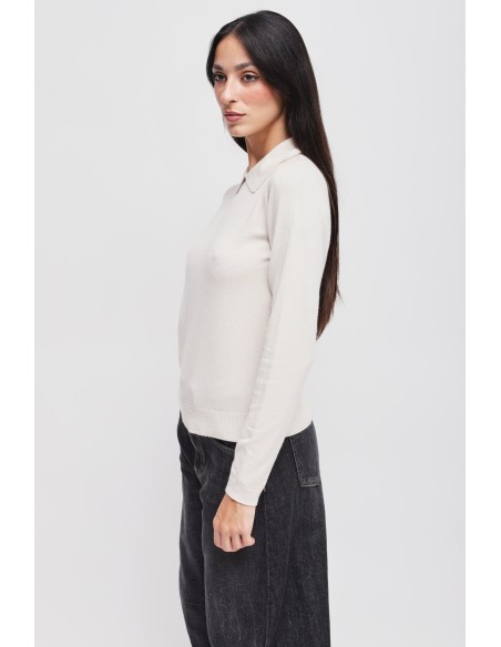 Blusa em viscose com colarinho Maryley