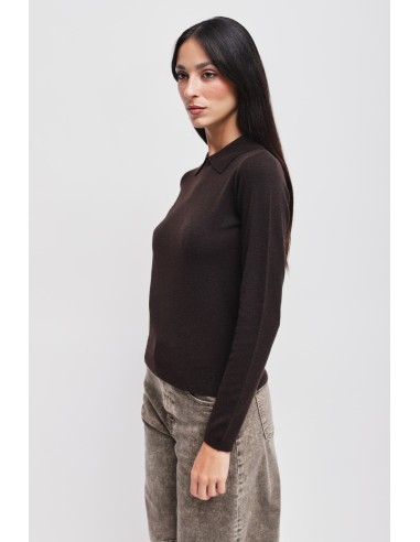 Camisola em viscose com colarinho Maryley