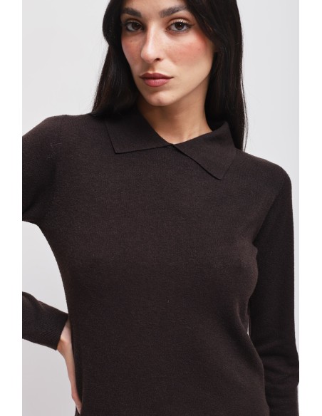 Blusa em viscose com colarinho Maryley