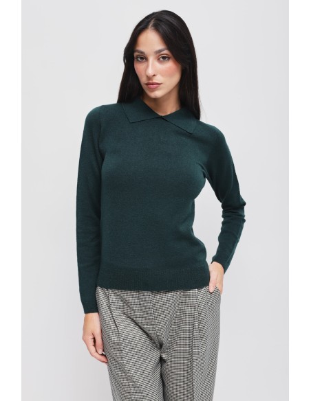Blusa em viscose com colarinho Maryley