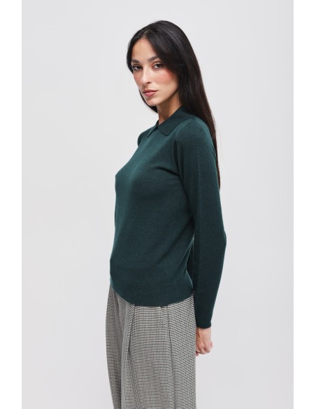 Blusa em viscose com colarinho Maryley