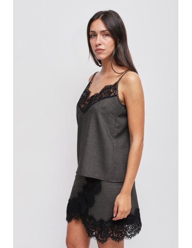 Top com renda Maryley