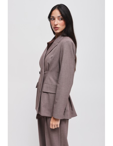 Blazer de abotoamento duplo Maryley
