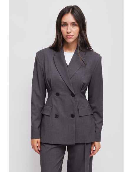 Blazer de abotoamento duplo Maryley