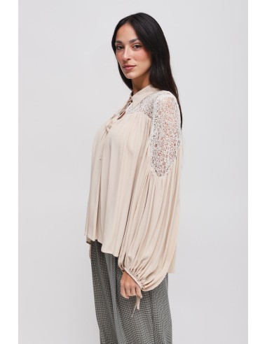 Blusa em viscose com laço Maryley
