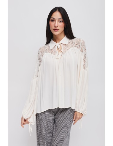 Blusa em viscose com laço Maryley