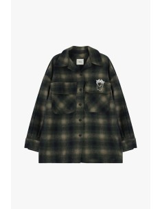 Sobrecamisa xadrez com bolsos frontais Dixie