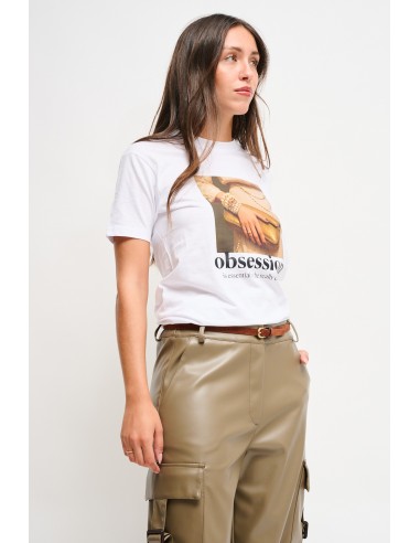 T-Shirt Casual com Estampa Maryley