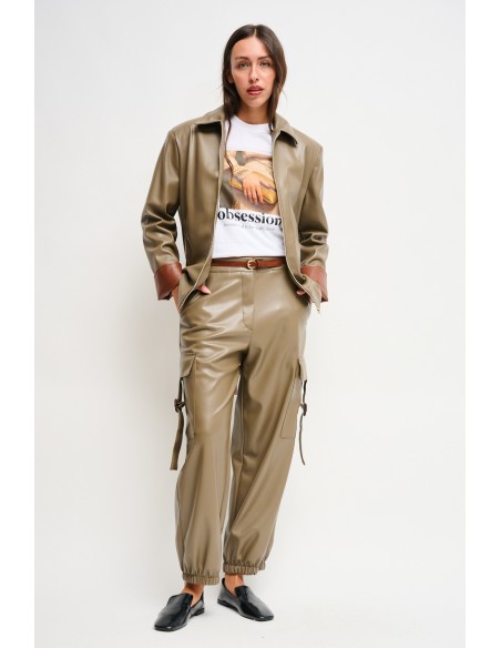 T-Shirt casual com estampa Maryley