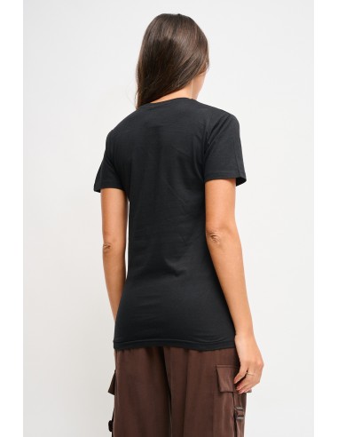 T-shirt em algodão com estampado Maryley