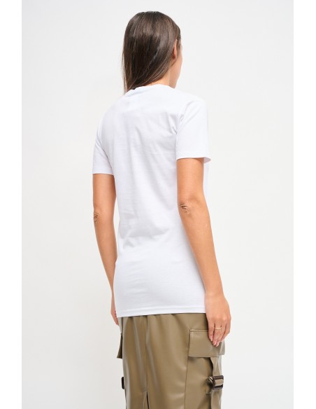 T-shirt em algodão com estampado Maryley