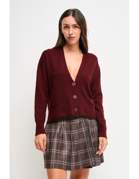 Cardigan com bolsos Maryley