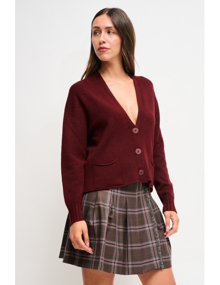 Cardigan com bolsos Maryley