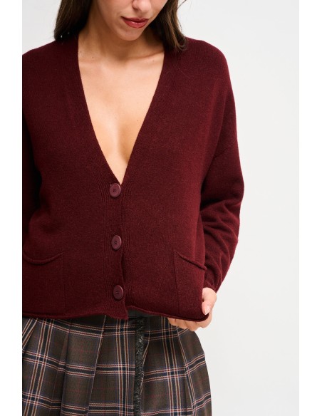 Cardigan com bolsos Maryley