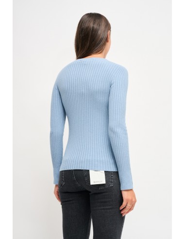 Camisola de mangas compridas canelada Maryley