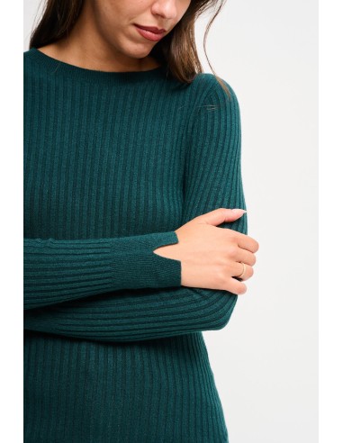 Camisola de mangas compridas canelada Maryley