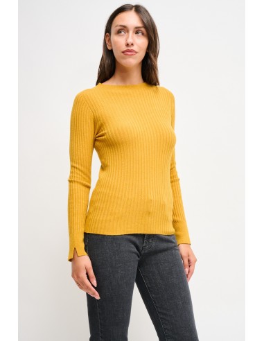 Camisola de mangas compridas canelada Maryley