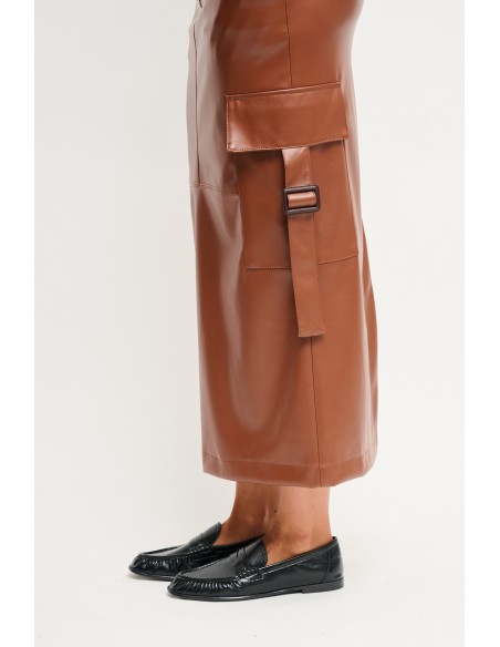 Saia Cargo em Eco-pele Maryley