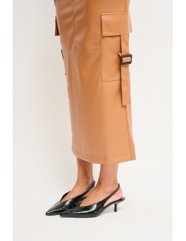 Saia cargo em ecopele Maryley