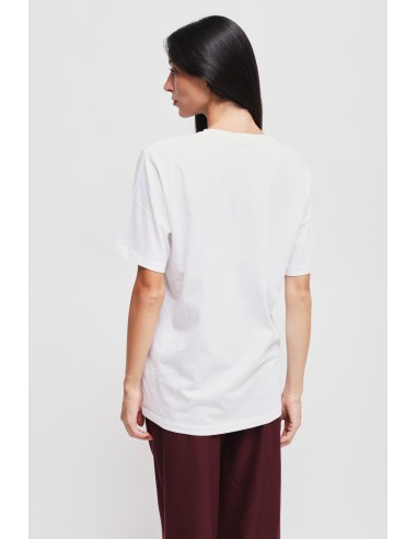 T-Shirt Casual Chique em Algodão com Estampa Maryley