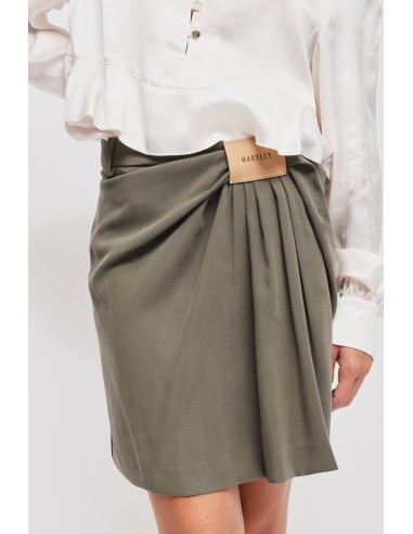 Minissaia em Viscose com Logo Maryley