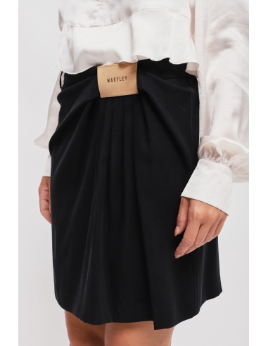Minissaia em viscose com logo Maryley